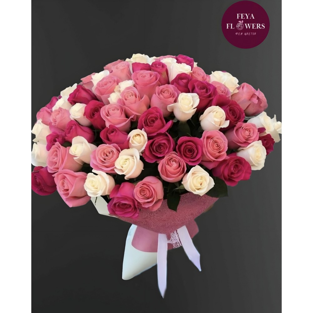 Bouquet of 101 mix roses